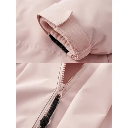 Women's Waterproof Rain Jacket with Hood Lightweight Hiking Jacket Gorpcore Windbreaker Outdoor Windproof Breathable Wear Resistance Jacket Top Full Z - Image 5