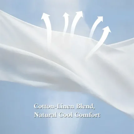 Women's Shirt Cotton Linen Shirts Button Up Blouse Solid Color Stylish Casual Short Sleeve Shirt Collar Regular Tops Daily Buttons White Blue Summer S - Image 3