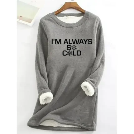 Women's Pullover Sweatshirt Letter Casual Comfrt Long Sleeve Crew Neck Regular Tops Street Dailywear Print Black Pink Blue Gray Fall Winter 2025 - US
