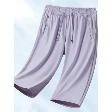 Women's Chinos Shorts Basic Casual Knee Length High Waist Solid Color Pocket Elastic Waistband Comfy Soft Comfortable Micro-elastic Outdoor Street Bla